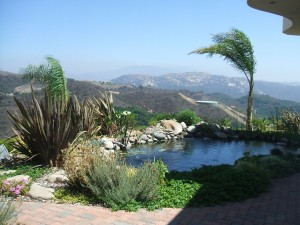 Top of the hill in Fallbrook, San Diego